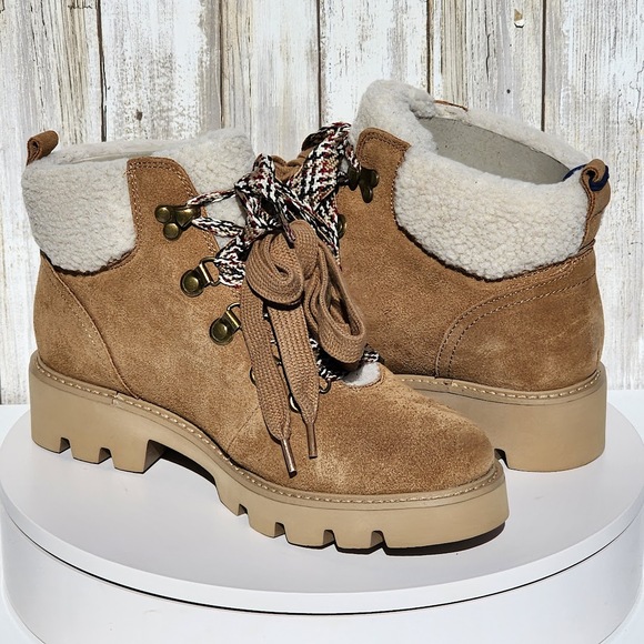 White Mountain Women's Gloving Hiker Lace Up Booties - Size 7.5 - Chestnut - Picture 5 of 12